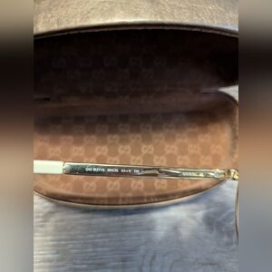 Gucci Gg1827/s Bncis 63mm Gold White Oversized Aviator Sunglasses